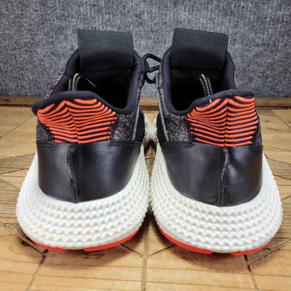 Adidas Prophere Athletic Shoes Sneakers Men's SZ 10.5 Primeknit Black Red CQ3022